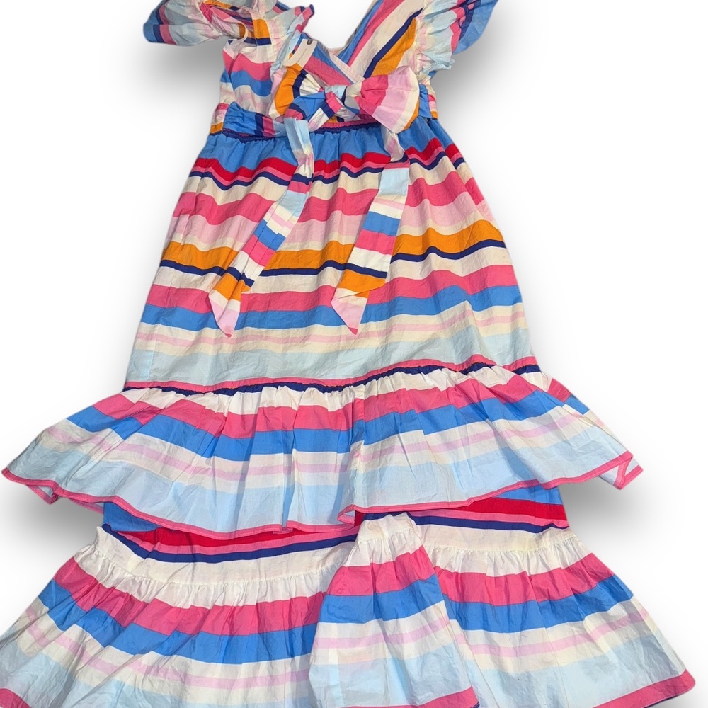 Anthropologie Plenty by Tracy Reese Rainbow Stripe Maxi‎ Dress (NWT) - Picture 3 of 7